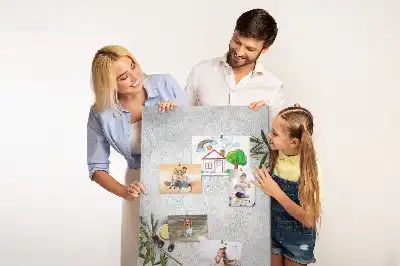 Concrete Background and Olives Cork Memo Board