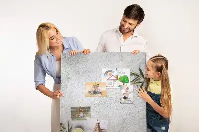 Concrete Background and Olives Cork Memo Board