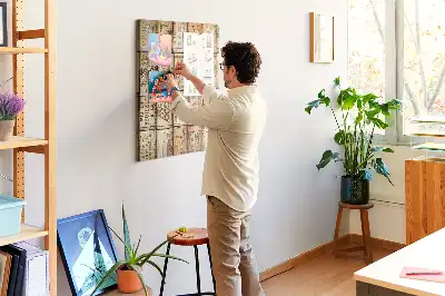 Cork pin board Wine corks