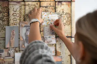 Cork pin board made from wine corks