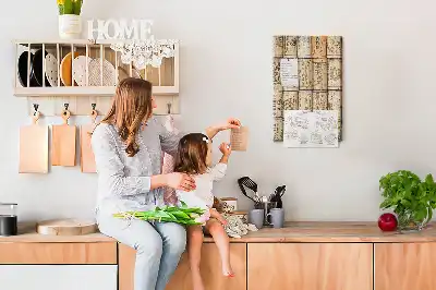 Cork pin board made from wine corks