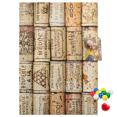Cork pin board Wine corks