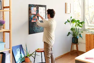 Decorative Mandala Cork Note Board