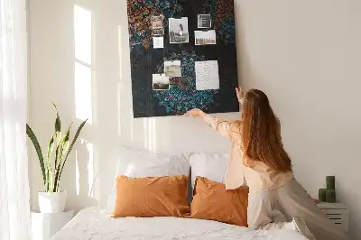 Decorative Mandala Cork Note Board