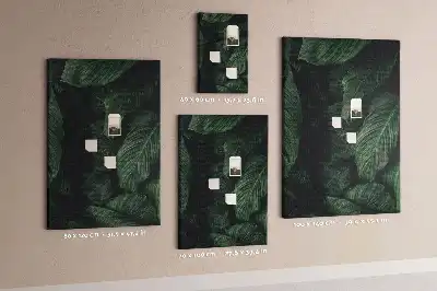Cork Note Board Jungle vegetation leaves