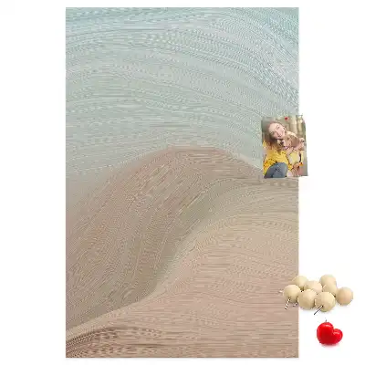 Wall cork memo board Mixed color palette