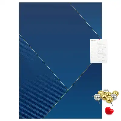 Cork pin board Ornamental pattern