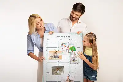 Cork pin board for key dates