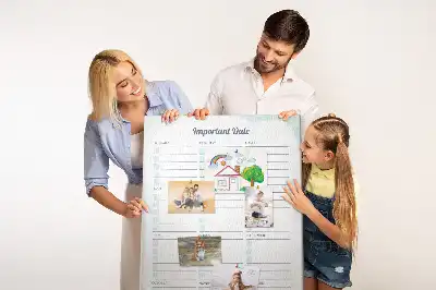 Cork pin board for key dates