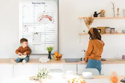 Cork pin board for key dates