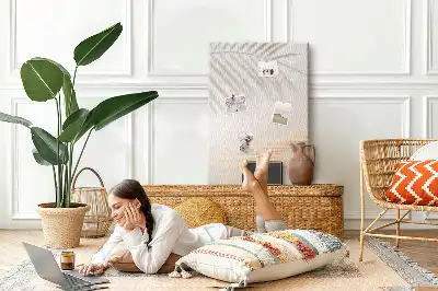 palm leaf shadow design