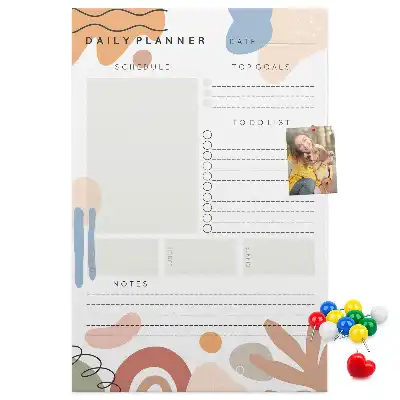 Today's Plan Wall Cork Memo Board