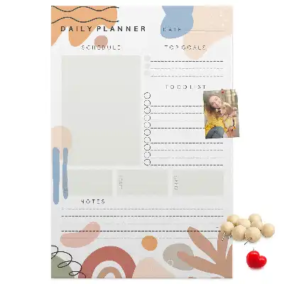Today's Plan Wall Cork Memo Board