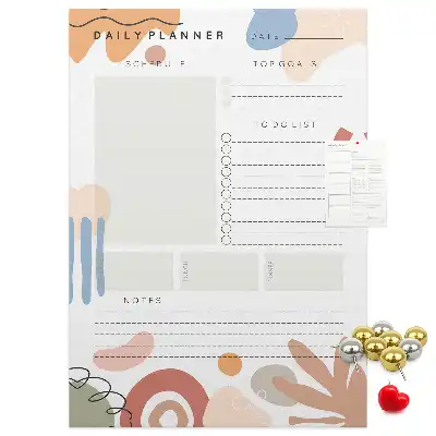 Today's Plan Wall Cork Memo Board