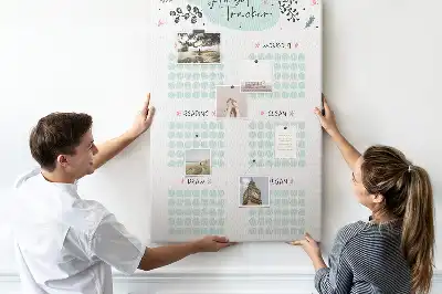Cork Note Board Habits planner