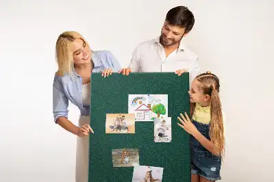 Linear Leaf Pattern Wall Cork Memo Board