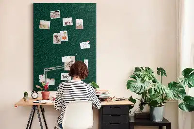 Linear Leaf Pattern Wall Cork Memo Board