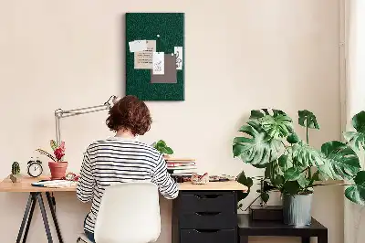 Linear Leaf Pattern Wall Cork Memo Board