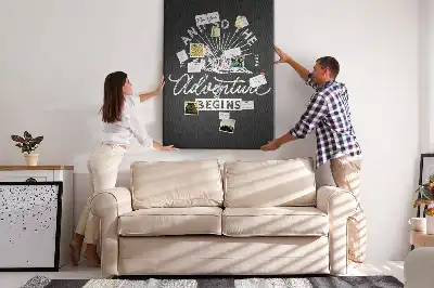 Cork pin board Retro-style poster