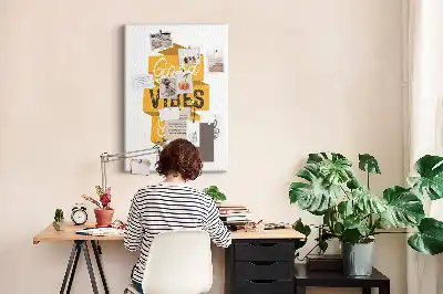 Motivational Cork Note Board