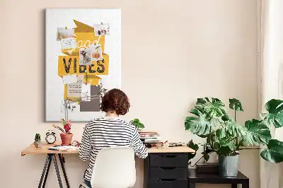 Motivational Cork Note Board