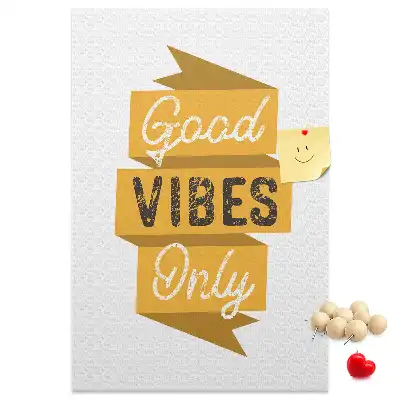 Motivational Cork Note Board