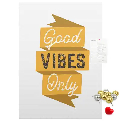Motivational Cork Note Board