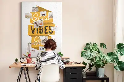 Motivational Cork Note Board