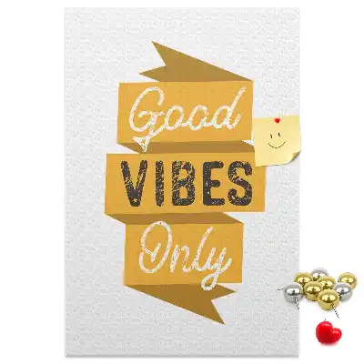 Motivational Cork Note Board