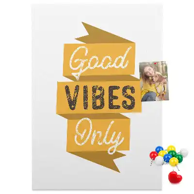 Motivational Cork Note Board