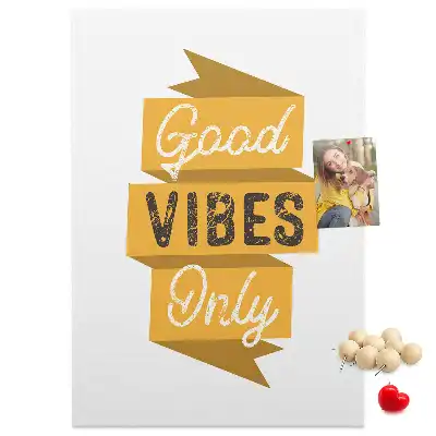 Motivational Cork Note Board