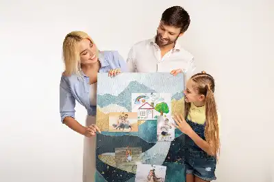 Whale shaped marble cork note board