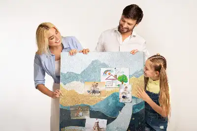 Whale shaped marble cork note board