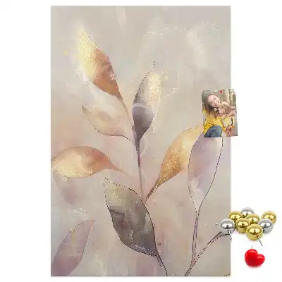 Watercolor Plant Cork Wall Memo Board