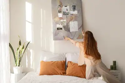 Watercolor Plant Cork Wall Memo Board