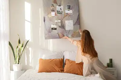 Watercolor Plant Cork Wall Memo Board