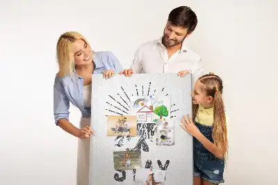 Cork pin board Stay Wild Mountain Theme
