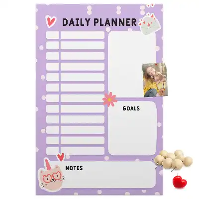 Cork Daily Organization Note Board