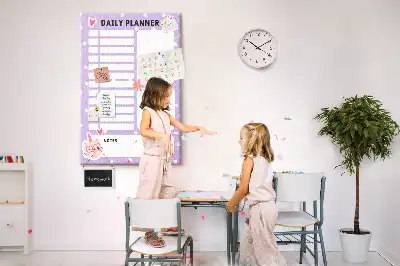 Cork Daily Organization Note Board