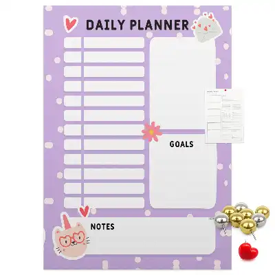 Cork Daily Organization Note Board