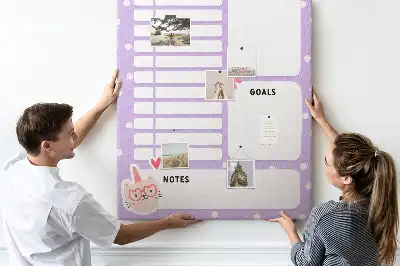 Cork Daily Organization Note Board