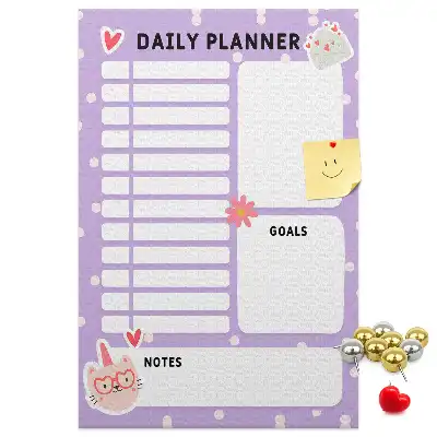 Cork Daily Organization Note Board