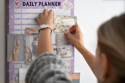 Cork Daily Organization Note Board