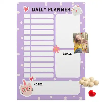 Cork Daily Organization Note Board