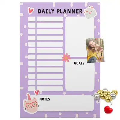 Cork Daily Organization Note Board