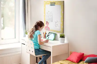 Cork pin board Note panel