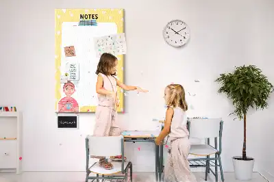 Cork pin board Note panel