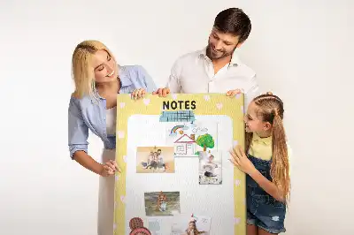 Cork pin board Note panel