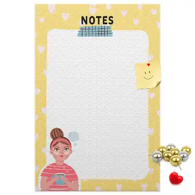 Cork pin board Note panel
