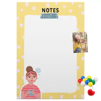 Cork pin board Note panel